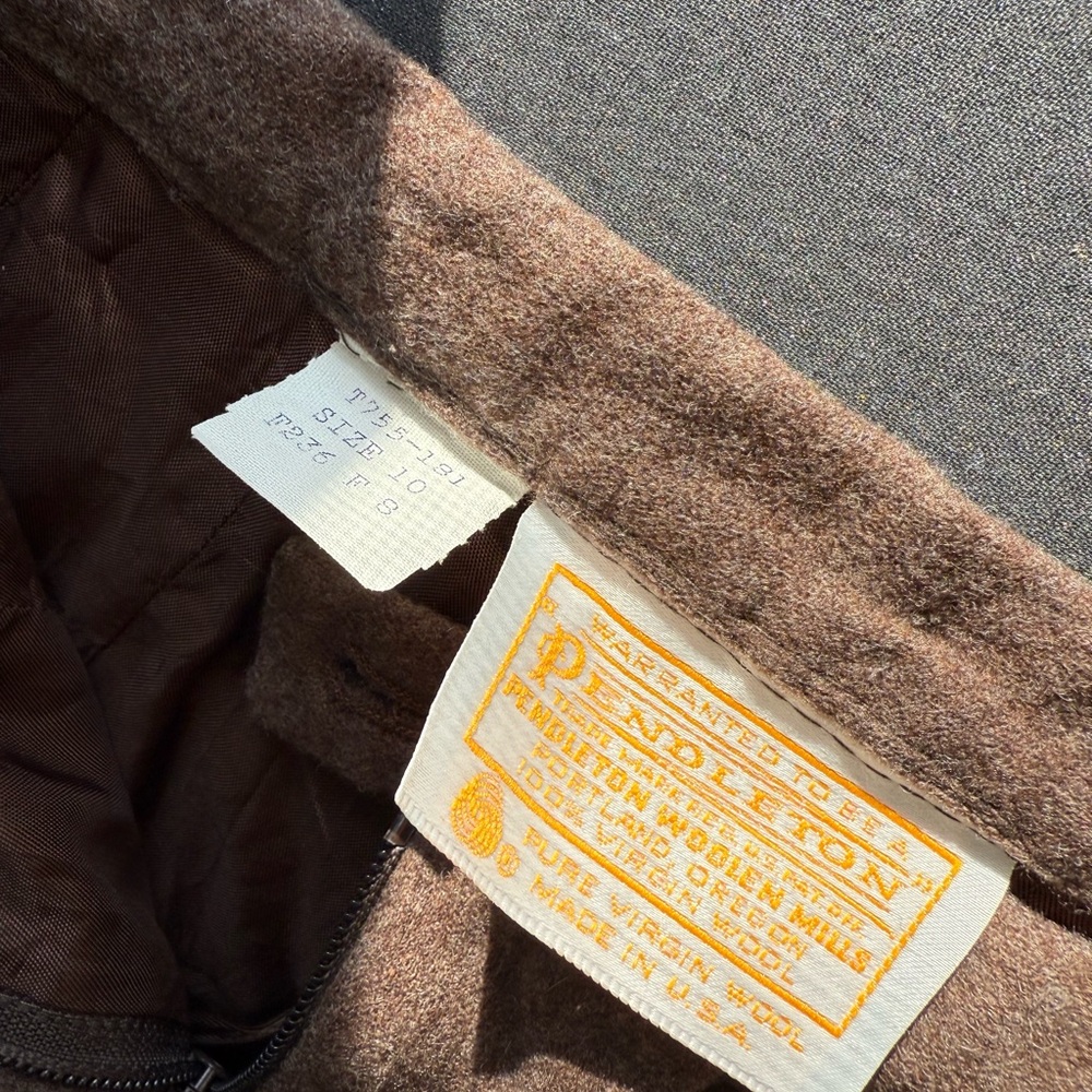 Pendleton 100% Wool Brown Trousers - image 4